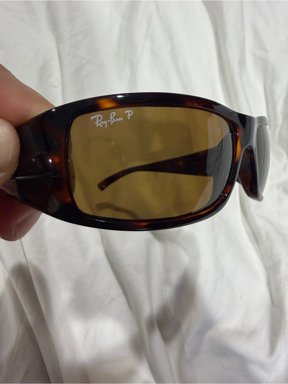 Ray-Ban Tortoiseshell Frame Sunglasses with Brown Lenses - Picture 7 of 8